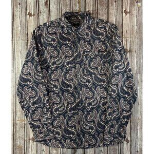 TODD SNYDER X ALBINI Finest Italian Fabric Shirt size M pailsey pattern NWOT